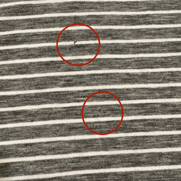 Lululemon Love Crew T-Shirt Size Striped Gray - Picture 6 of 6